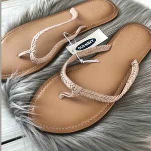 Old Navy Women's Capri Braided Flip Flop blush